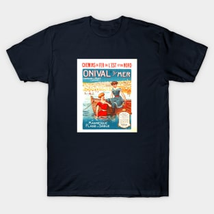 Vintage Railway Travel Poster | French Riviera Onival T-Shirt